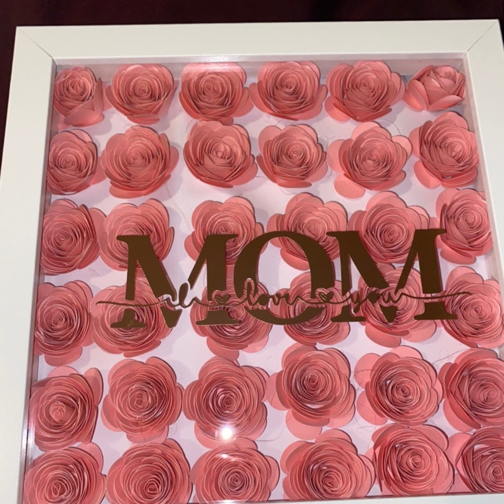 Mothers day shadow box